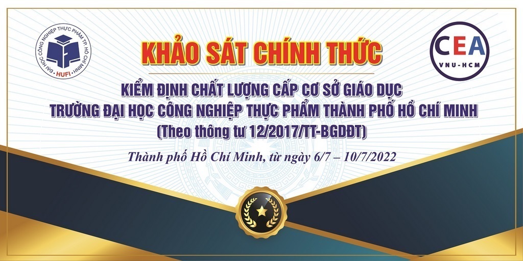 Thông báo Chương trình Khảo sát chính thức kiểm định chất lượng giáo dục cấp cơ sở giáo dục (chu kỳ 2) tại HUFI