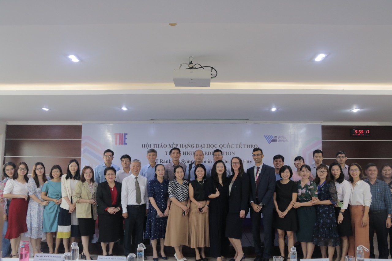 HUFI tham gia hội thảo "Xếp hạng Đại học quốc tế theo Times Higher Education (THE)" tại TP.HCM