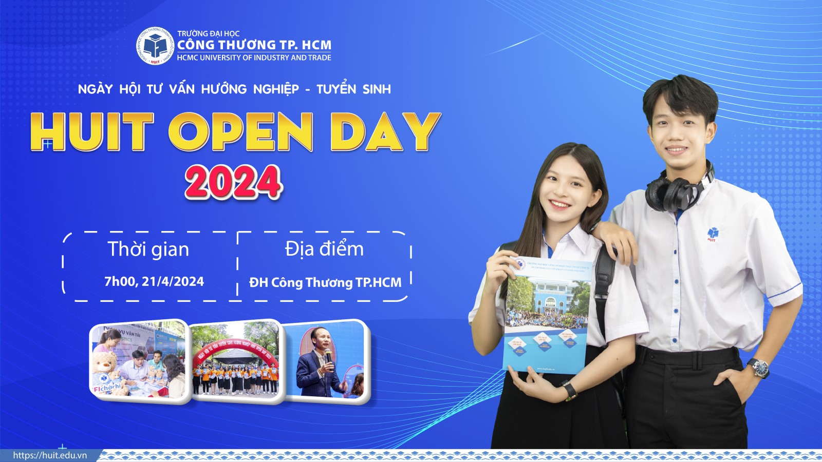 Ngày hội Tư vấn Tuyển sinh - Hướng nghiệp - HUIT Open Day lần II năm 2024