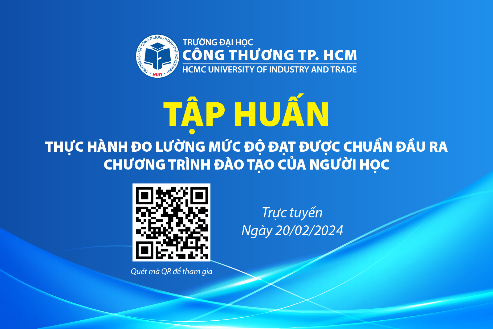 Tập huấn "Thực hành đo lường mức độ đạt được chuẩn đầu ra chương trình đào tạo của người học"