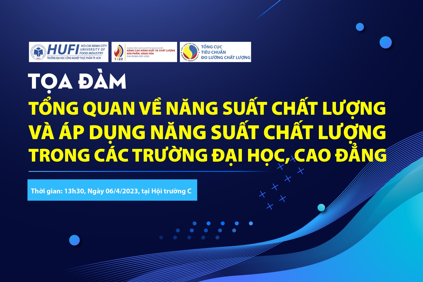 Tổ chức chương trình tọa đàm "Tổng quan về Năng suất chất lượng và áp dụng năng suất trong các Trường đại học, cao đẳng"