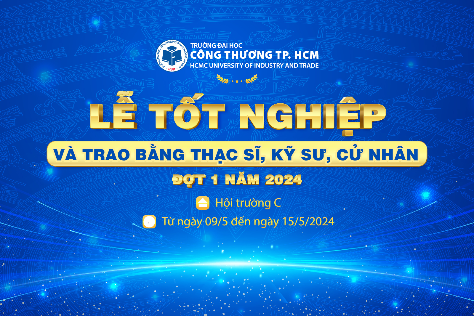 Tổ chức Lễ tốt nghiệp và trao bằng tốt nghiệp đợt 1 năm 2024