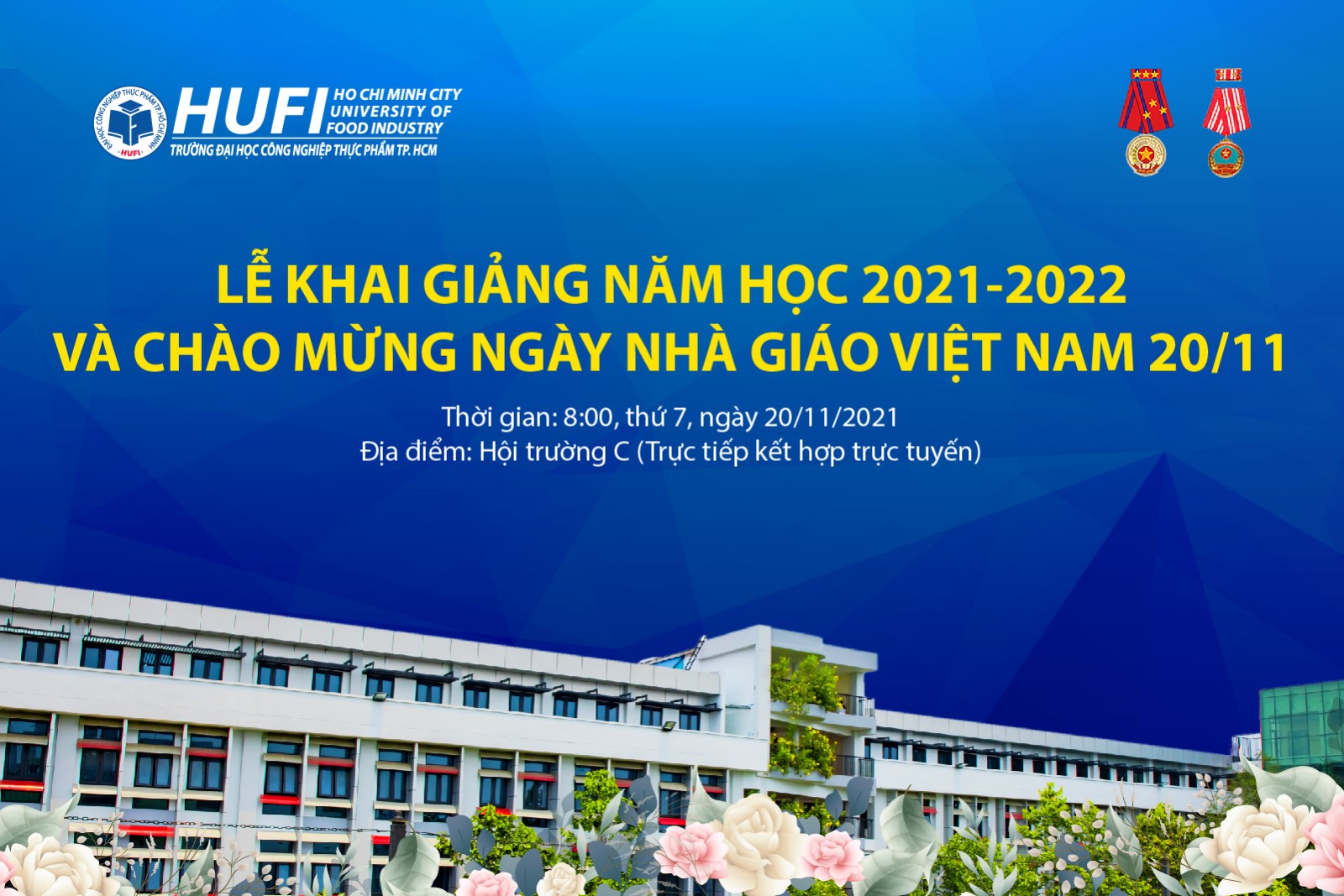 Lễ Khai giảng năm học 2021-2022 và chào mừng ngày Nhà giáo Việt Nam 20/11