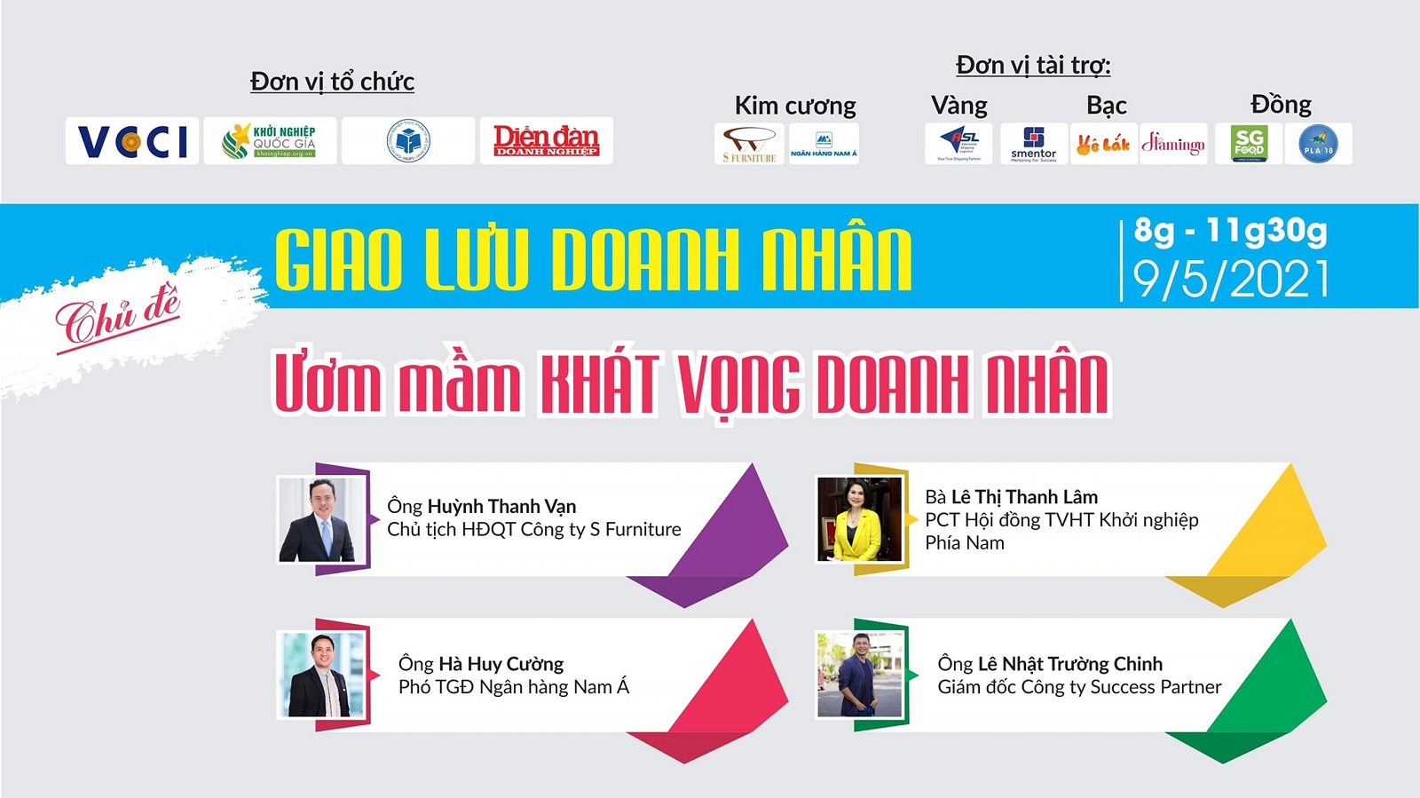 Talkshow  “Giao lưu ươm mầm khát vọng Doanh nhân” dành cho sinh viên.