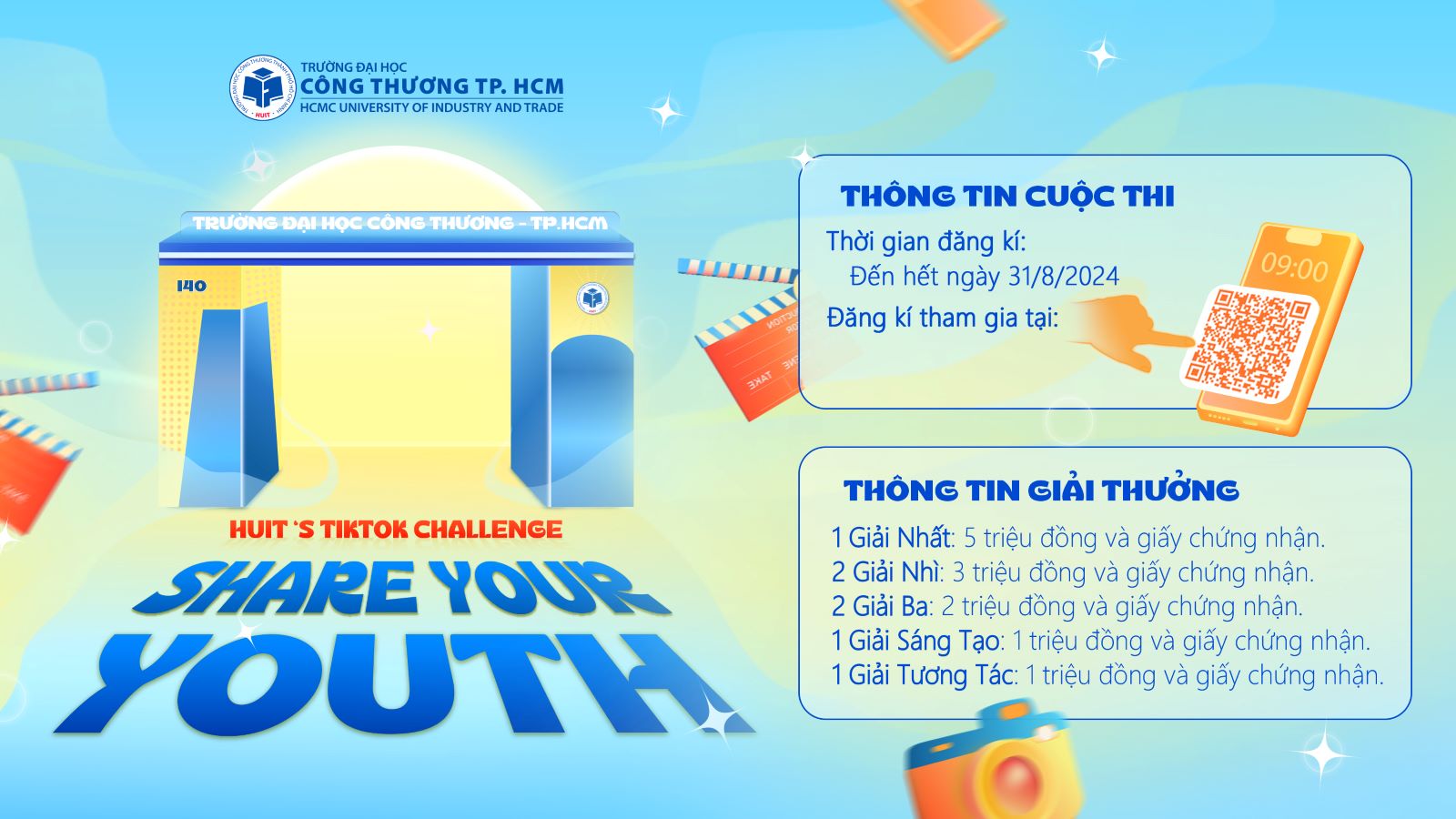 Phát động cuộc thi Sáng tạo Video Tiktok chủ đề "HUIT's Tiktok Challenge: Share your Youth"