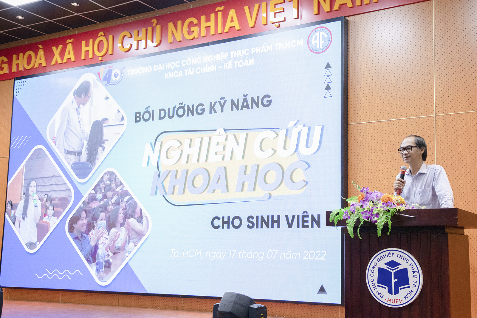 Chương trình bồi dưỡng kỹ năng Nghiên cứu Khoa học cho sinh viên Khoa Tài chính – Kế toán