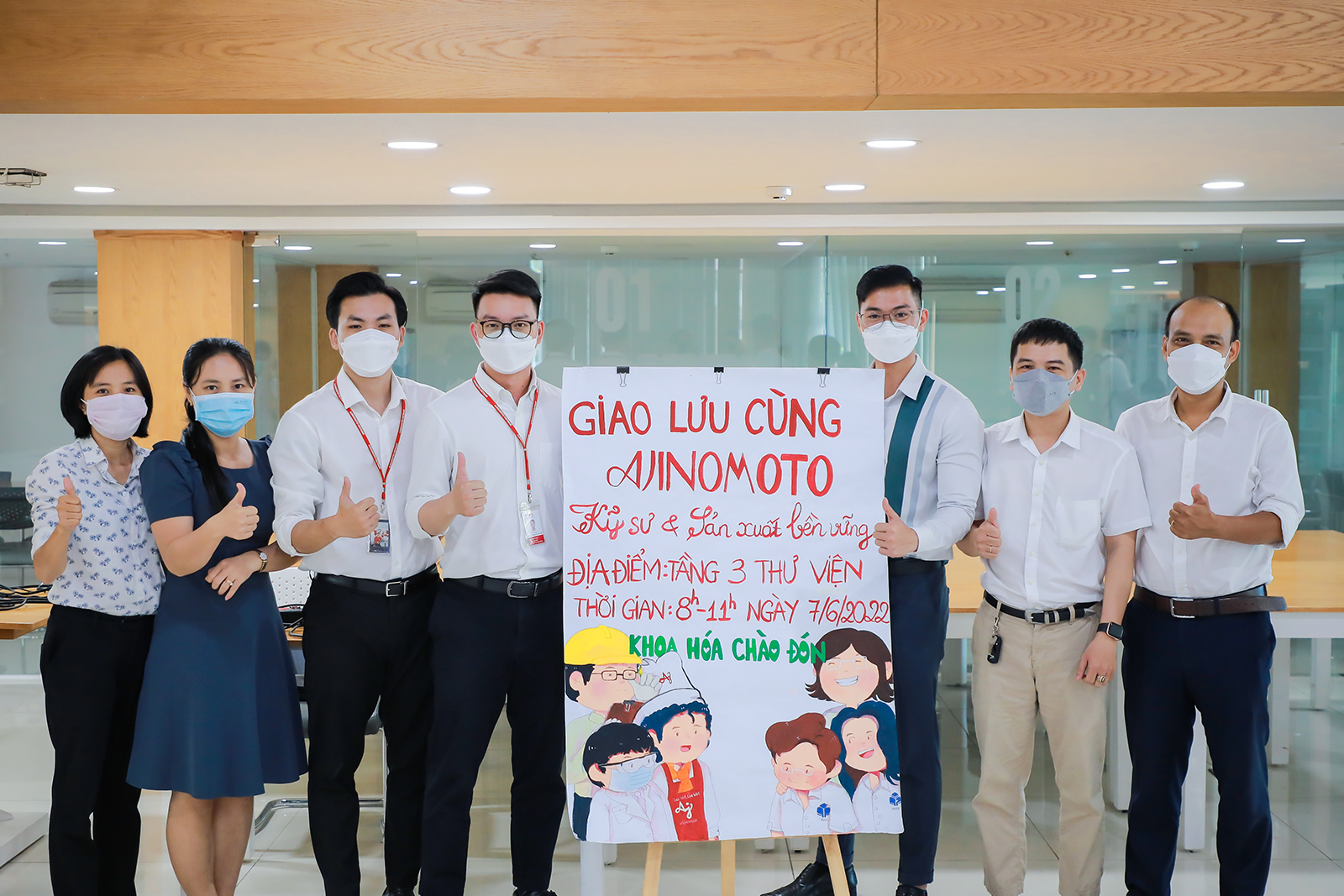 Giao lưu doanh nghiệp cùng sinh viên Khoa Công nghệ Hoá học HUFI