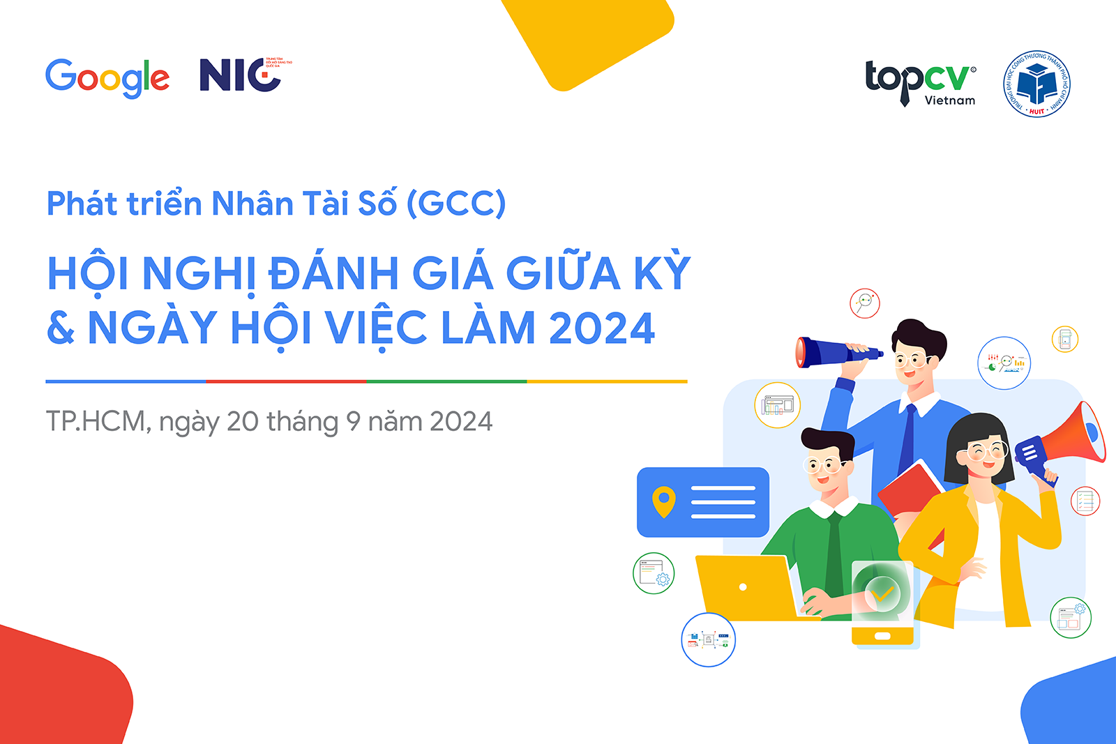 Tổ chức Hội nghị đánh giá giữa kỳ và Ngày hội việc làm Chương trình Phát triển nhân tài số năm 2024